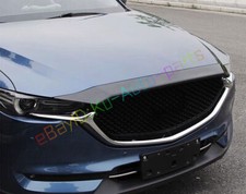For Mazda Cx-5 2017-2024 Carbon Fiber Front Bumper Upper Hood Strip Trim 1pcs For Mazda Cx-5 2017-2024 Carbon Fiber Front Bumper Upper Hood Strip Trim 1pcs