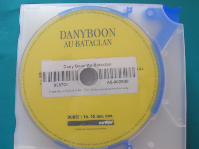 DVD Slim Box DANY BOON AU BATACLAN (b12)