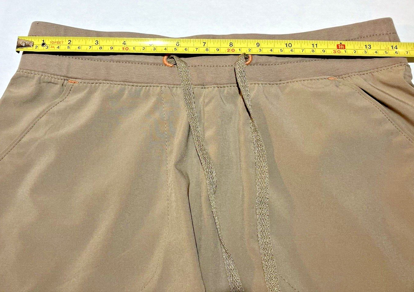 Lee active performance tan beige drawstring short… - image 5