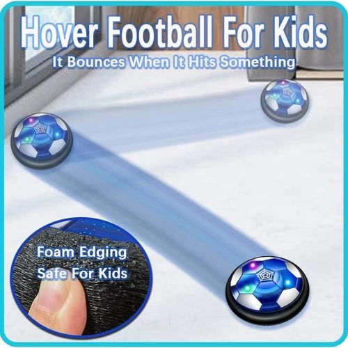 Hover Soccer Ball Set with 2 Goals USB Rechargeable LED Light Floating Ball Toys - Picture 5 of 14