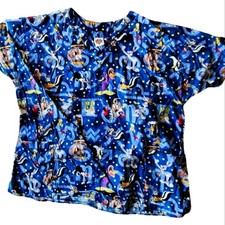 Looney Toons Astrology Scrub Top