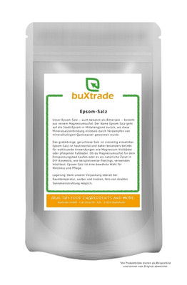 5 kg | Epsom Salz  | Bittersalz | Magnesiumsulfat | Pharmaqualität| Buxtrade