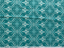 Tula Pink Pinkerville Gate Keeper Frolic Fabric Green/Blue 18" X 44" New OOP