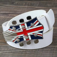 Brithish Flag Guitar Belt Fashion SWAG