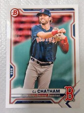2021 Bowman #BP-113 C.J. Chatham Prospects Blue #/150