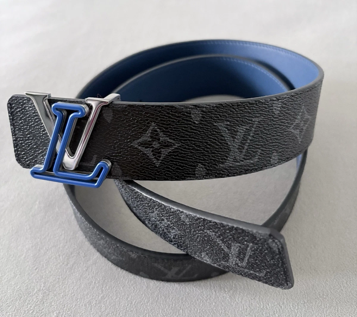 Louis Vuitton Blue Belts for Men for sale | eBay
