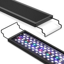 hygger Sun Moon LED Aquarium Light, Full Spectrum Fish Tank Light Day-Night Dual
