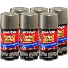 Duplicolor BFM0352 (6-Pack), Perfect Match Aerosol Paint Ford TK, Mineral Gray