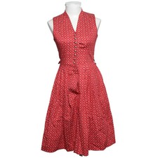 Edel Heiss, Dirndl, Größe: 34, Rot/Weiß, Gepunktet, Damen #qzE