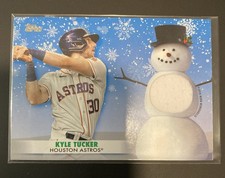 2021 Topps Holiday Mega Baseball  KYLE TUCKER Jersey Relic Astros Dodgers Mint