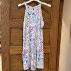 Lilly Pulitzer Lala Romper Med Sea to Shining Sea Sailboats & Fireworks — photo 1