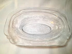 Vintage Federal Depression Glass 10" Oval Vegetable Bowl MADRID Pattern USA!