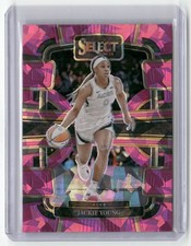 2024 Panini Select WNBA #38 Jackie Young Prizms Pink Ice