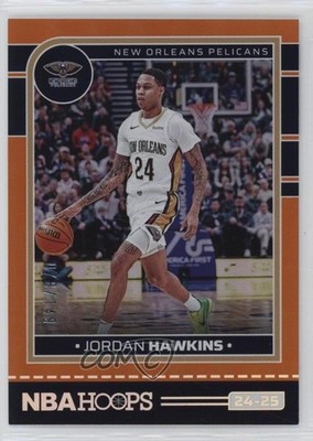 2024-25 Panini NBA Hoops Orange 78/149 Jordan Hawkins #109 16wc