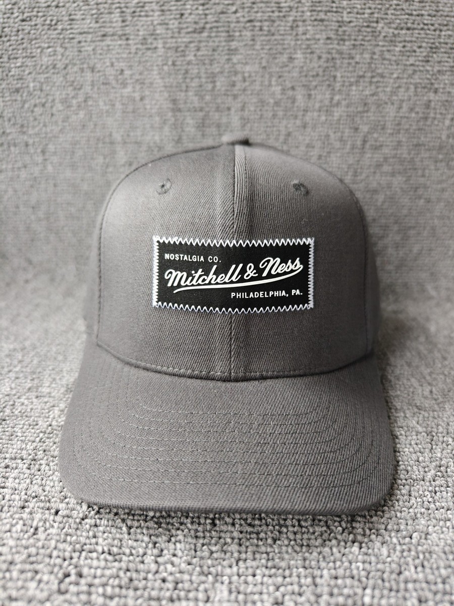 Mitchell & Ness Nostalgia Flat Brim Snapback Hat Light Grey Mint Green OSFM