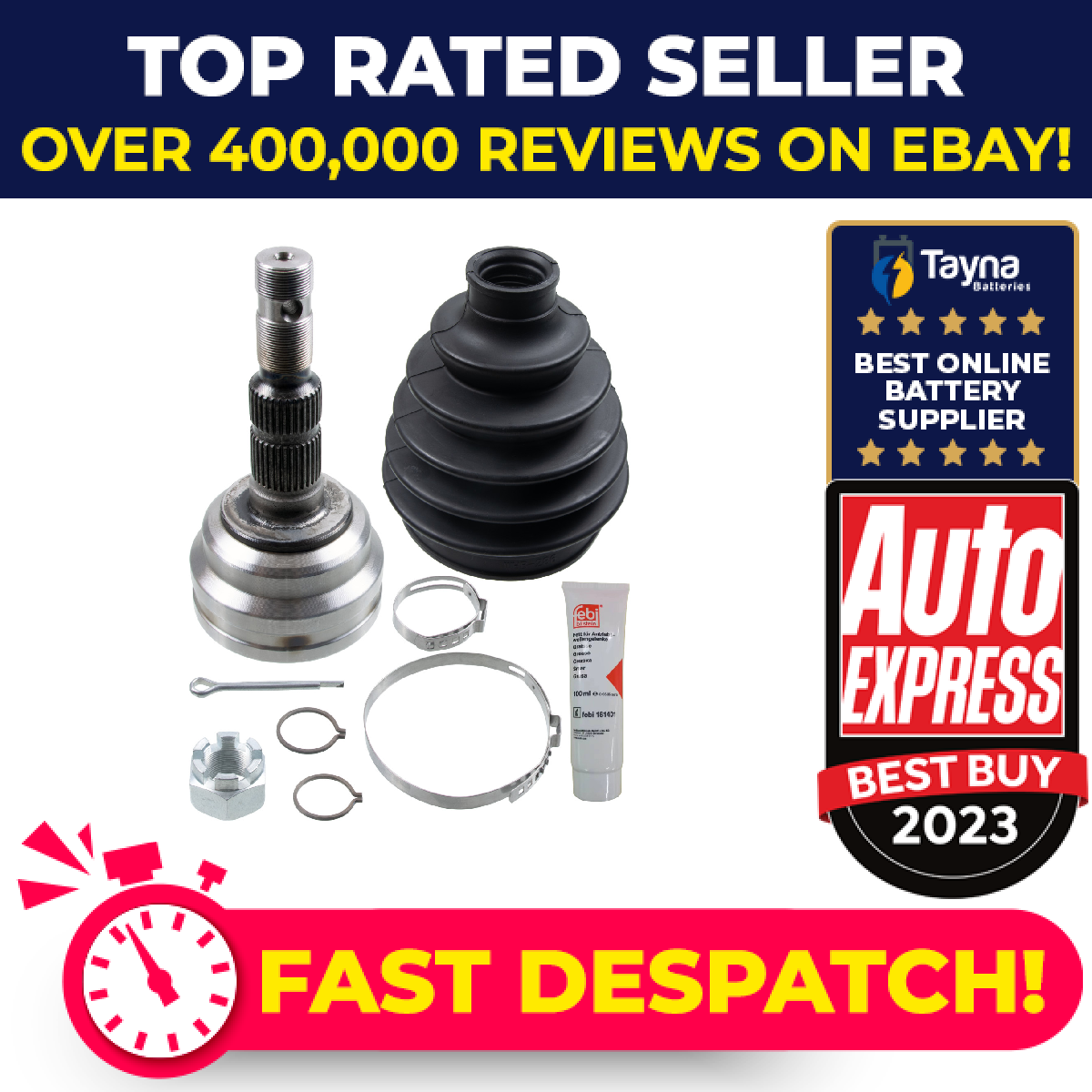 CV Joint fits VAUXHALL ASTRAVAN G 1.4 Front Outer 00 to 05 Z14XE C.V. Driveshaft