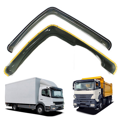 2x Windabweiser für MERCEDES AXOR ATEGO 2001-2015 Regenabweiser Sonnenschutz LKW