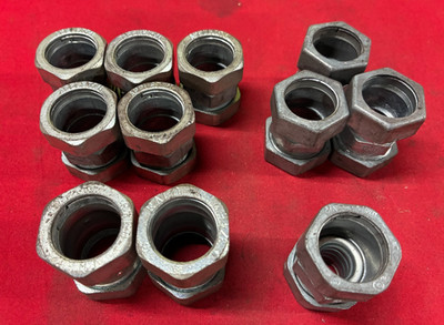 ASSORTED BRANDS COMPRESSION COUPLINGS SIZE: 3/4'' (LOT OF 11)