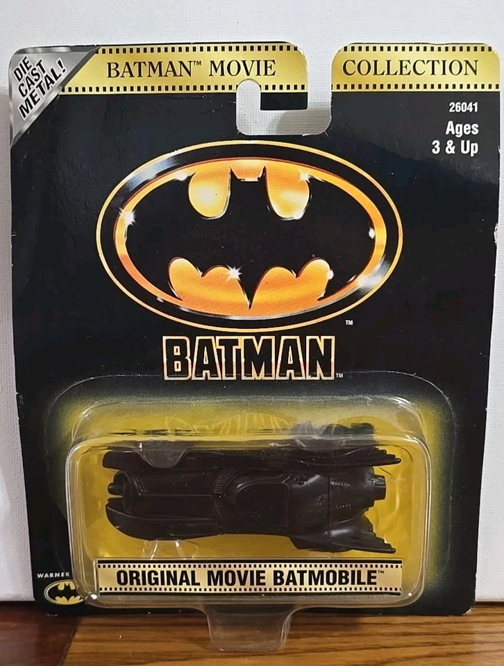 Vintage 1999 Hasbro Batman Original Movie Batmobile Die Cast Metal 26041 New - Image 3 of 4