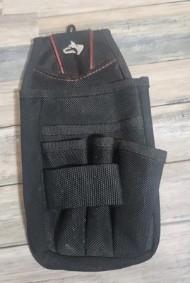 #ad #ad Husky 7 Pocket Utility Pouch Black 2PLY Heavy Duty Tool Pouch $4.99