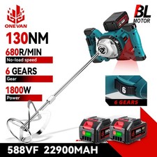 Miscelatore calcestruzzo a batteria 6 velocità per agitatore malta Makita miscelatore malta miscelatore 