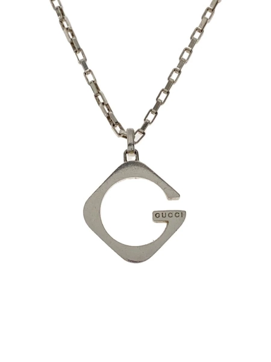 Collier GUCCI carré G SV925 SLV avec haut homme 233965