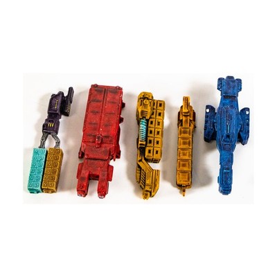 EC3D Loose Sci-Fi Minis The Terra Conflict - Civilian Ship Collection #1 NM