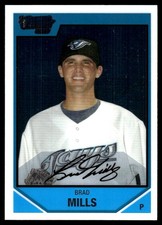 Brad Mills 2007 Bowman Draft Picks & Prospects #BDPP56 Blue Jays MLB READ