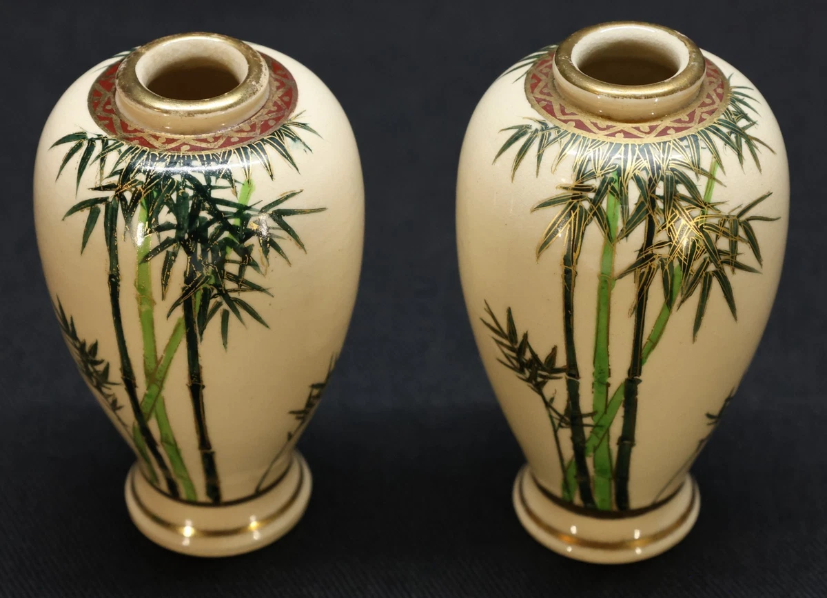 陶瓷复古原始1900-1940 年日本花瓶| eBay