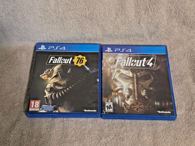 2 PS4 Games FALLOUT 76 & FALLOUT 4 - Sony PlayStation 4 FREE SHIPPING!