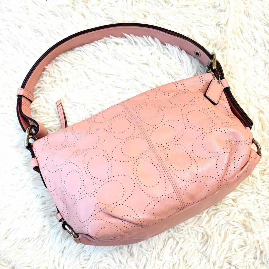 Coach ピンク ショルダーバッグ バッグ & ハンドバッグ 女性用 | eBay