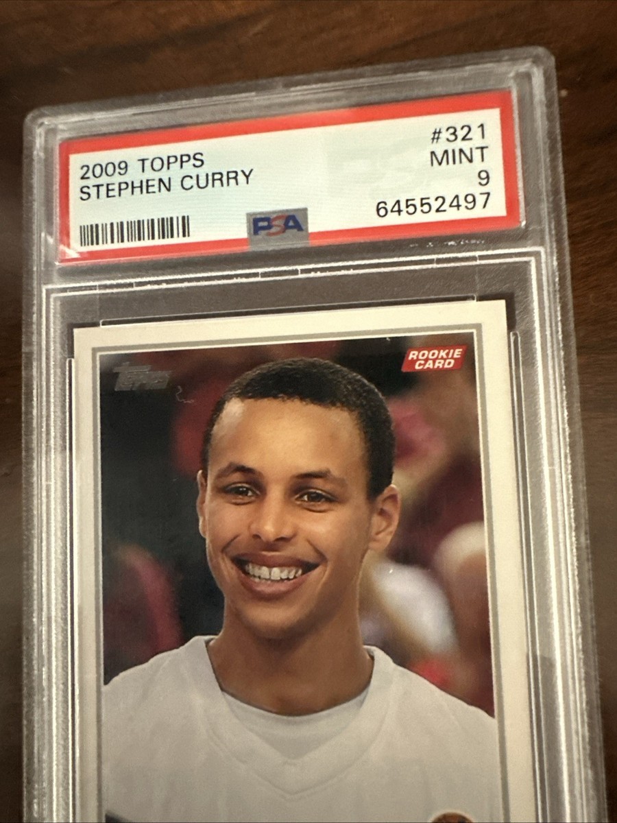 Stephen Curry 2009 Topps RC #321 PSA 9 MINT Rookie Warriors | eBay