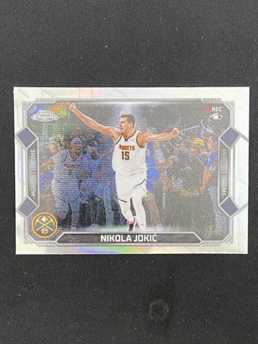 Nikola Jokic 2025-26 Topps Chrome Update Moment in Time Refractor #MT-9 -sz4