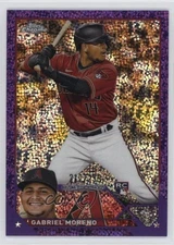 2023 Topps Chrome Purple Speckle Refractor /299 Gabriel Moreno #189 Rookie RC