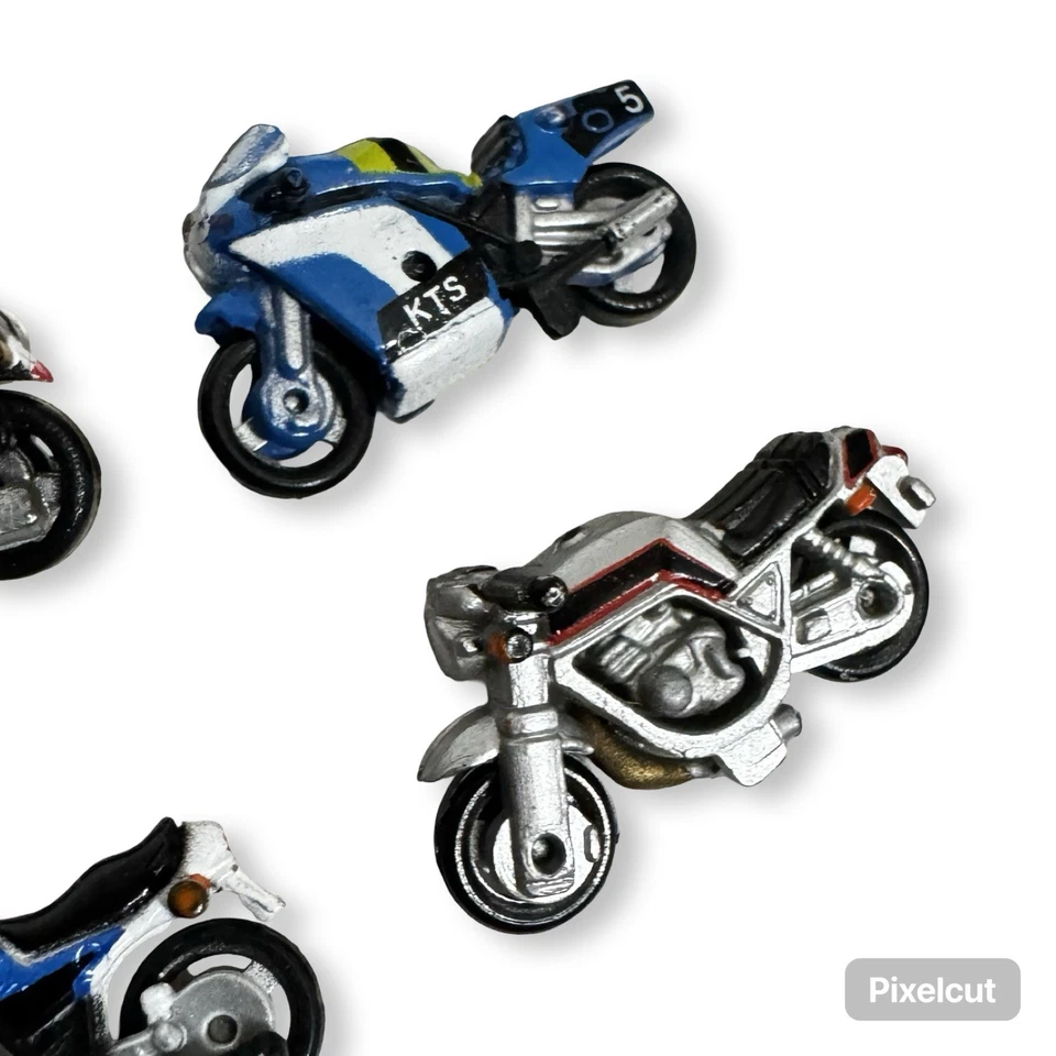 Vintage Micro Machines Motorcycle Lot of 5 Mini Motorbikes Galoob 1980s–1990s - Image 4 of 4