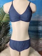 NWT Cupshe Womens Two Piece Bikini Size Large Powder Blue