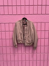 #51 M H&M Divided Satin Dusty Pink Bomber Jacket