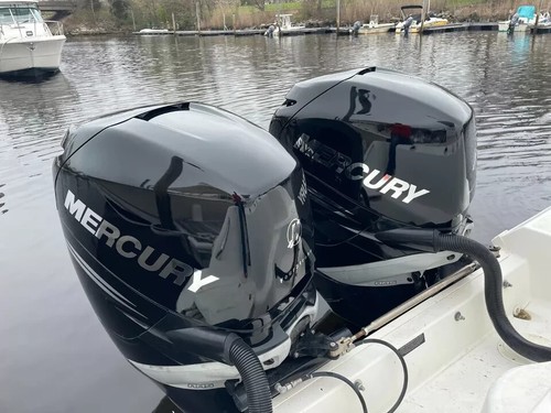 Mercury CHROME Verado Outboard Decals stickers (Multiple HP) Marine Grade - Picture 2 of 5