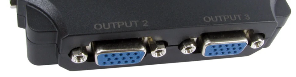 4 Port SVGA Splitter 500 MHZ USB Powered VGA Signal Video Monitor Splitter Box - Image 3 of 3