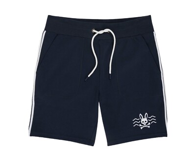 PsYchO   BuNnY Limited FILCHAM [B6R327P1FT-3] Cotton Sweat Sport BLUE Shorts