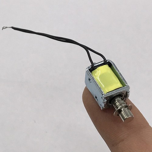 DC 3V 5V 6V Push Pull Through Type Micro Mini Solenoid Electromagnet Stroke 3mm - Picture 10 of 12