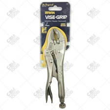 Vise-Grip 7WR 7" Long 1-1/2" Capacity Curved Jaw Locking Pliers w/ Wire Cutter