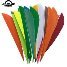 50PCS 3 Inch Parabolic Arrow Fletching Feathers Fletches RW LW