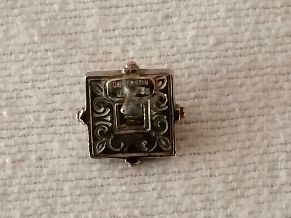 Beautiful Blue Topaz, Konstantino 18K YG and Sterling Silver Earrings - Image 3 of 4