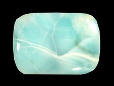Butw Naturel Caribéenne Larimar Gratuit Forme Cabochon Gemme Spécimen 8640E