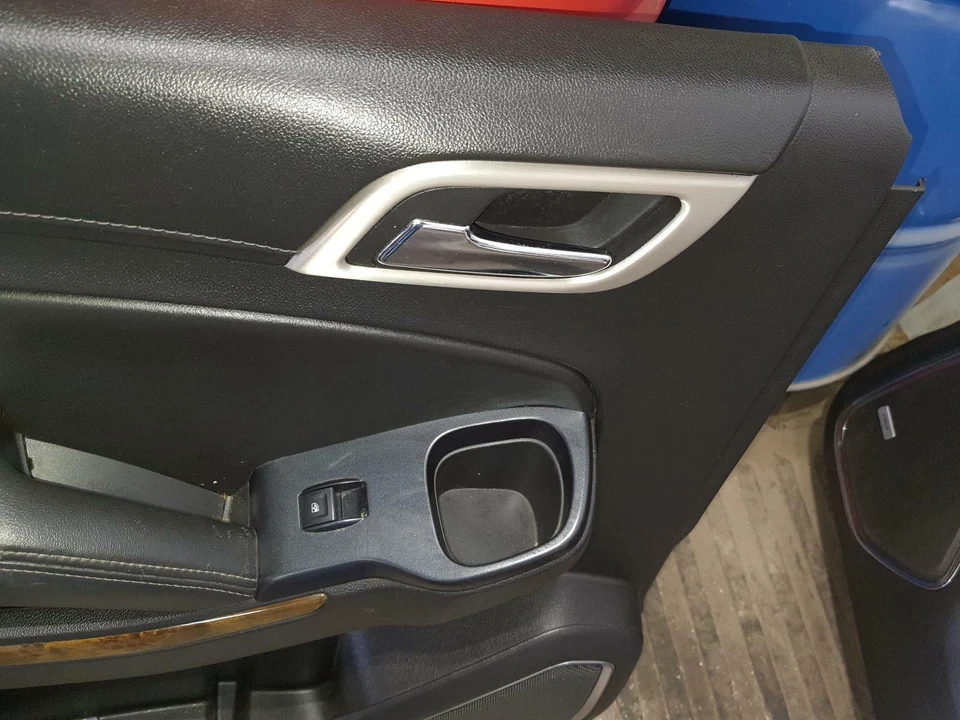 2015-2020 GMC YUKON XL 1500 DRIVER LEFT REAR Door Trim Panel BLACK/WOOD Foto 4 de 4