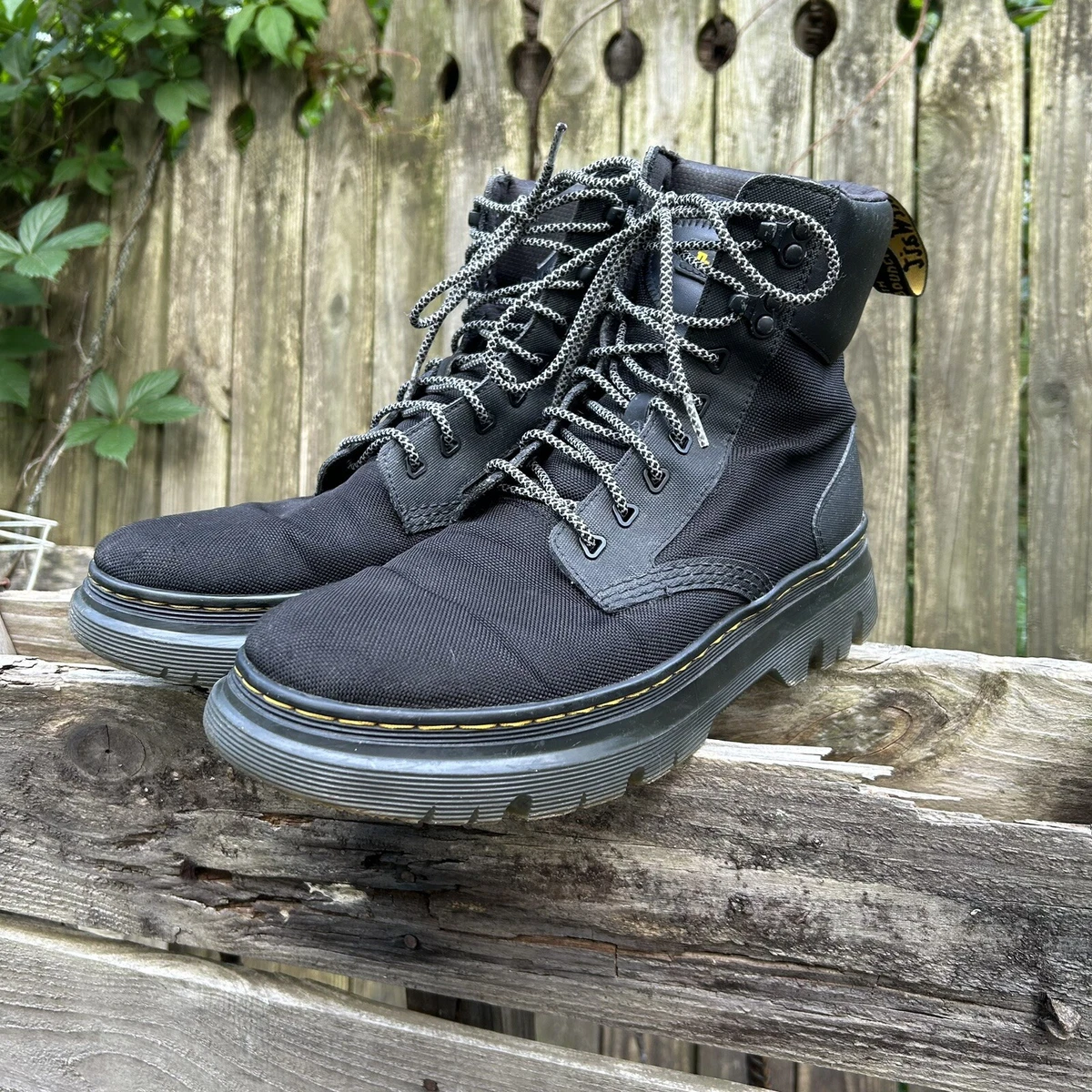 Dr. Martens Tarik TG Utility Combat Boots Black Men's Size 11 US