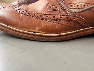 J Shoes Mens Charlie Oxford Wingtip Dress Shoes- Brown  display picture 3