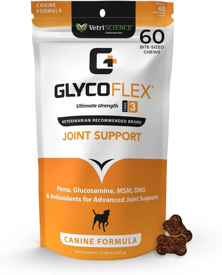 Clinically Proven GlycoFlex 3 Hip & Joint Soft Chews - Chicken Flavor, 60 Count - Image 3 of 4