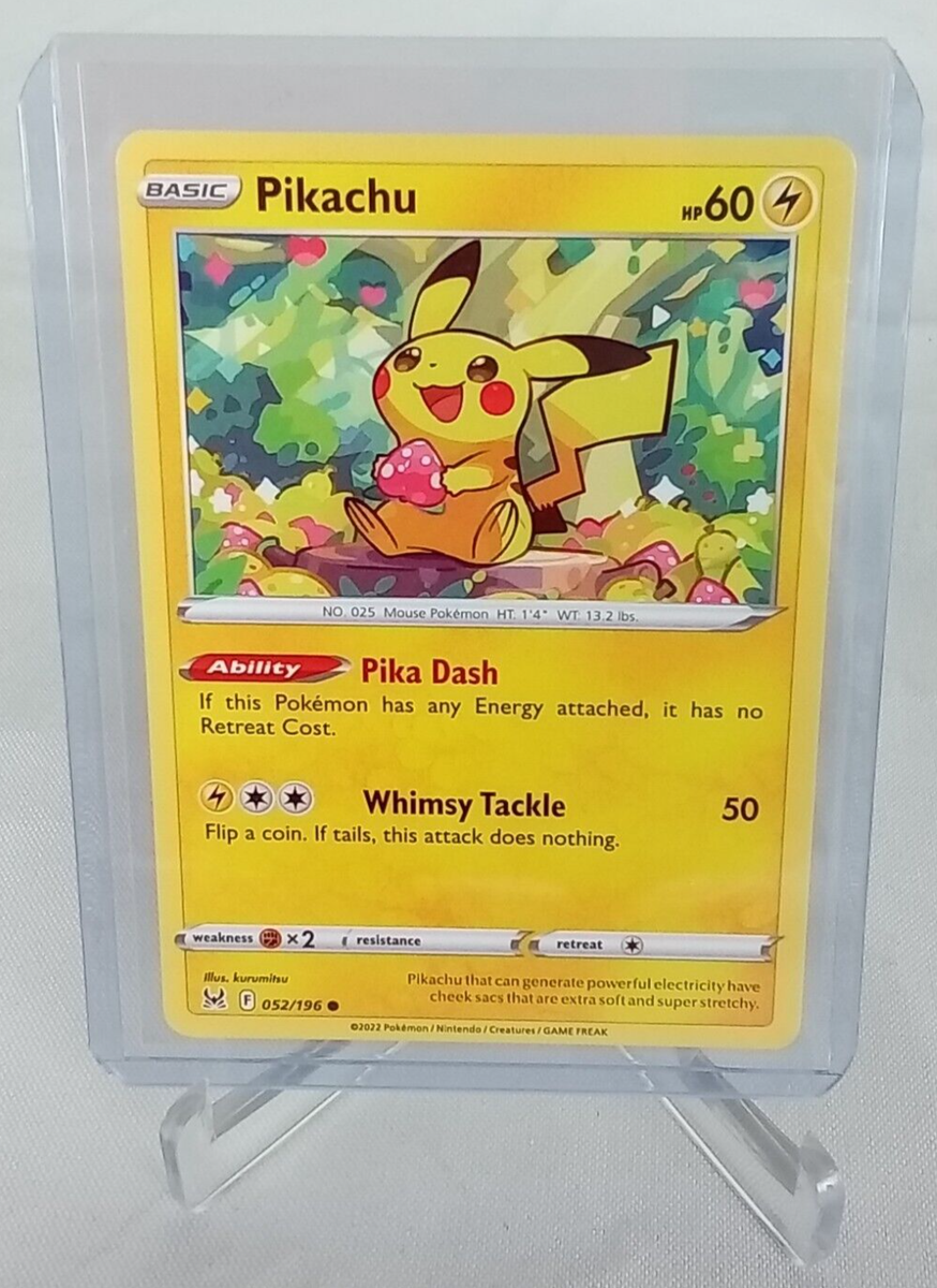 Pikachu 52/196 Pokémon Card 2022, $13.28